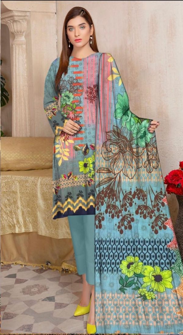 Meadow Mirage Unstitched 3-Piece Lawn Suit