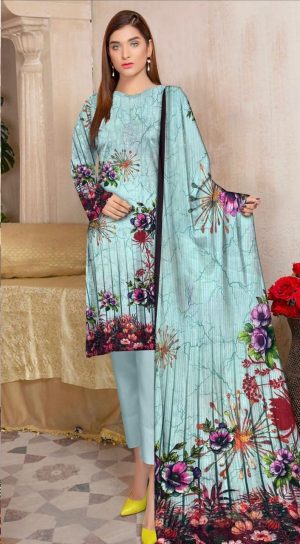 Mystic Meadow – 3 Piece Unstitched Lawn Suit